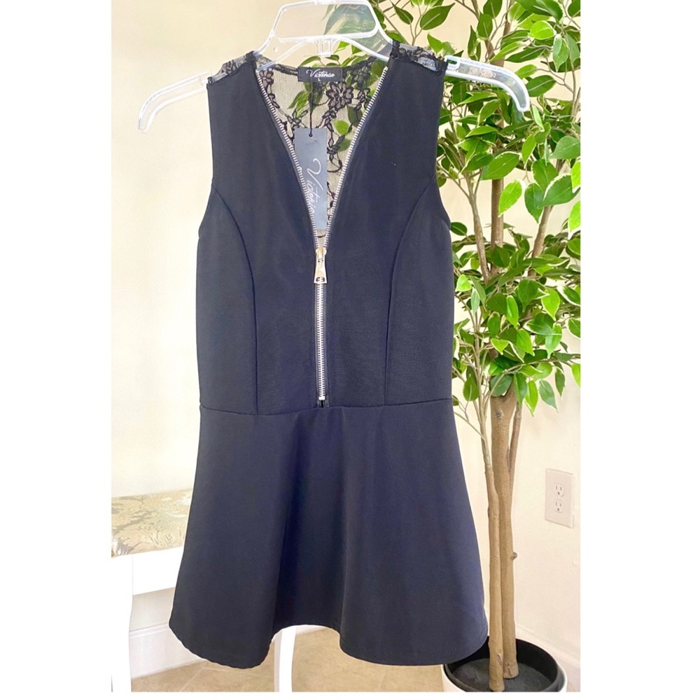 Women’s Black Blouse, Victoria Collection, Size L